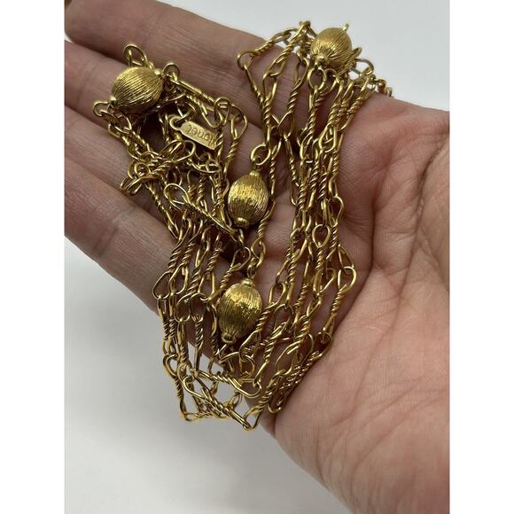 Monet Gold Tone Necklace - Picture 7 of 7